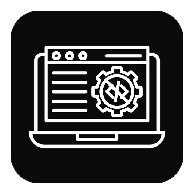 Aucune icône vectorielle de la plateforme de développement de code ne peut être utilisée pour l'icône No Code