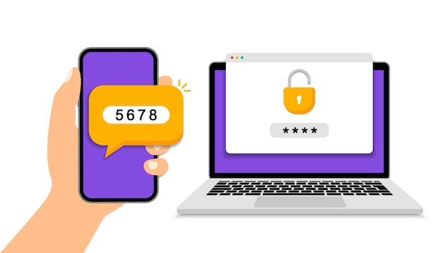 Authentification En Deux étapes Message De Code De Vérification Sur Smartphone