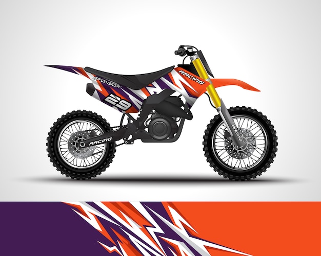 Autocollant Et Autocollant En Vinyle Pour Motocross