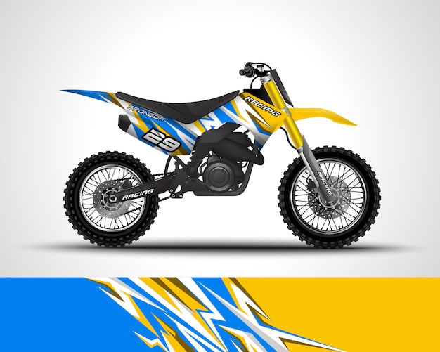 Autocollant Et Autocollant En Vinyle Pour Motocross