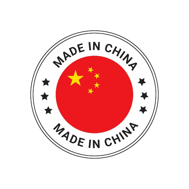 Autocollant fabriqué en Chine Badges de logo vectoriel