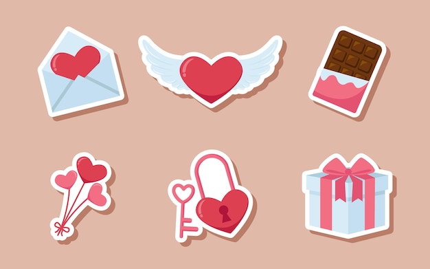 Autocollant Saint Valentin