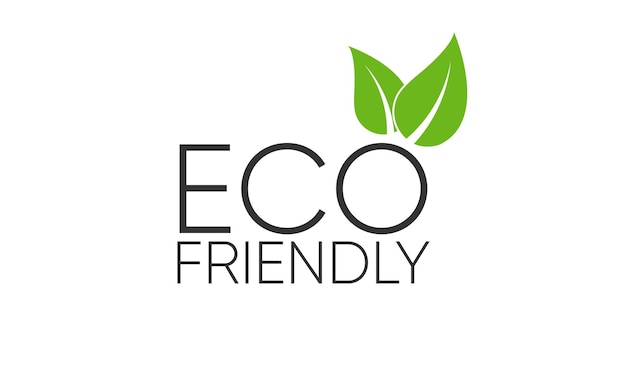Autocollants ECO verts Environnement respectueux de l'environnement