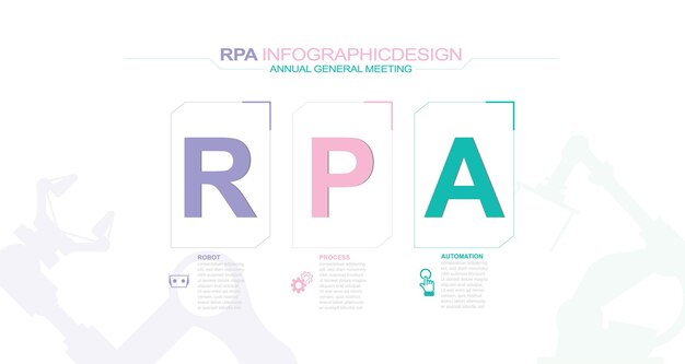 Automatisation Des Processus Robotiques Illustration Vectorielle Concept Abstrait