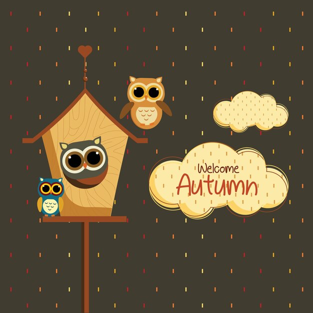 Autumn Owl House