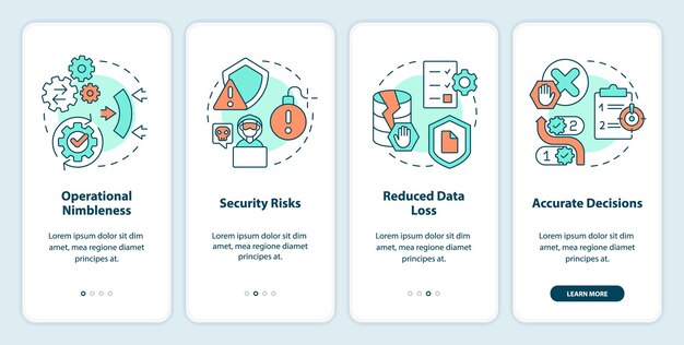 Avantages d'une bonne gestion des données sur l'écran de l'application mobile