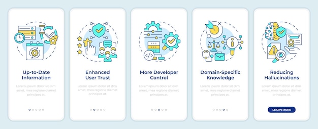 Avantages de l'écran d'application mobile intégré au RAG