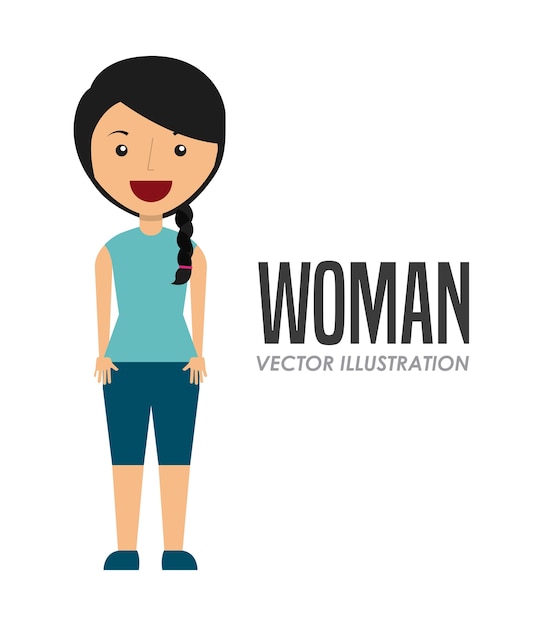 Avatar De Femme Design, Illustration Vectorielle Illustration Eps10