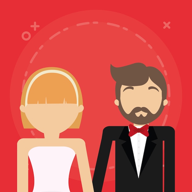 Avatar Jeune Couple De Mariage