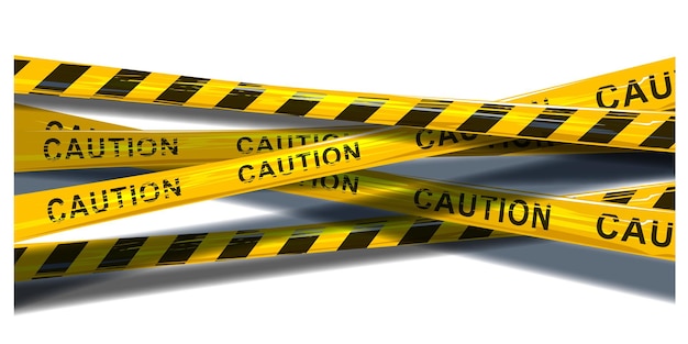 Avertissement sur la bande de précaution