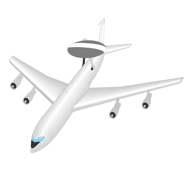 Vecteur avion de combat moderne image stylisée d'un avion de chasse sur fond blanc image vectorielle pour prin