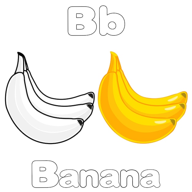 Vecteur b comme banane
