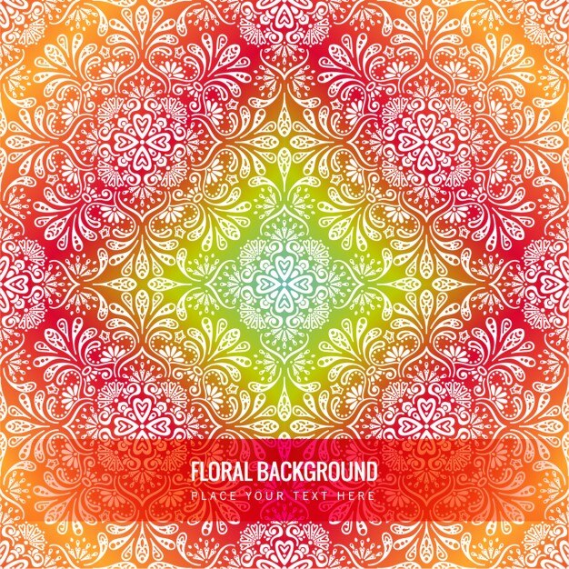 Backfround Floral Rouge