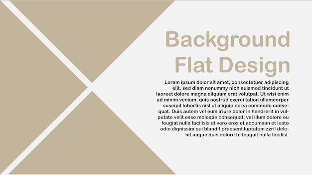 Backgraound Flat Design Background Design Fond de site Web et pack d'atterrissage