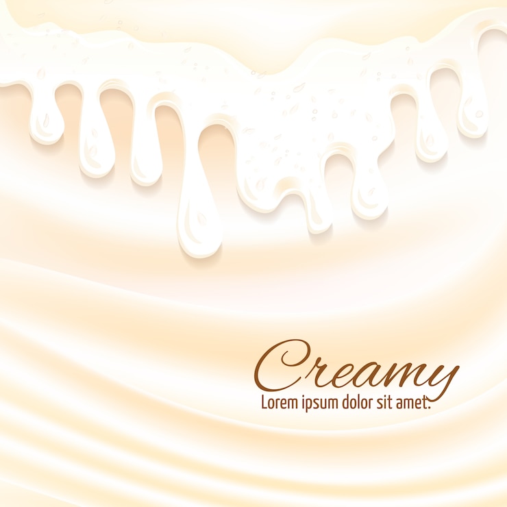 Vecteur background design creamy
