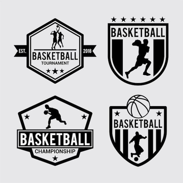 Badge De Basket-ball Et Logo