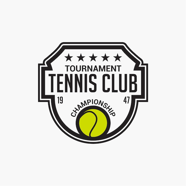 Badge De Club De Tennis