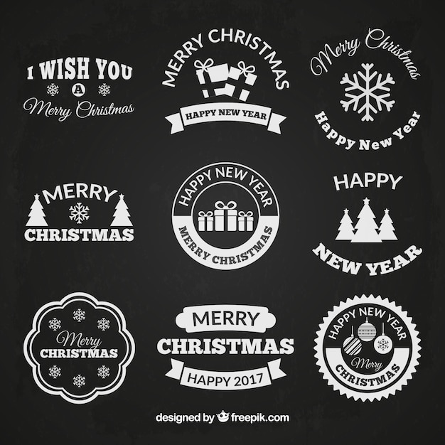 Badge Collection de Noël