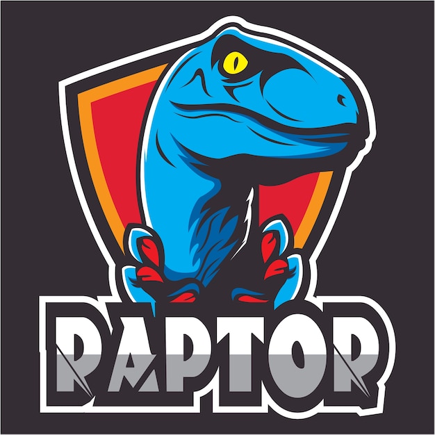 Badge De Conception De Dinosaure