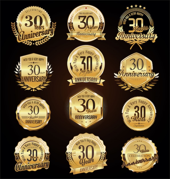 Badges D'anniversaire