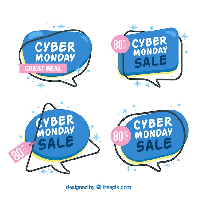 Badges De Cyber Lundi Cyber