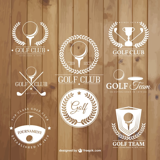 Badges Golf Du Tournoi