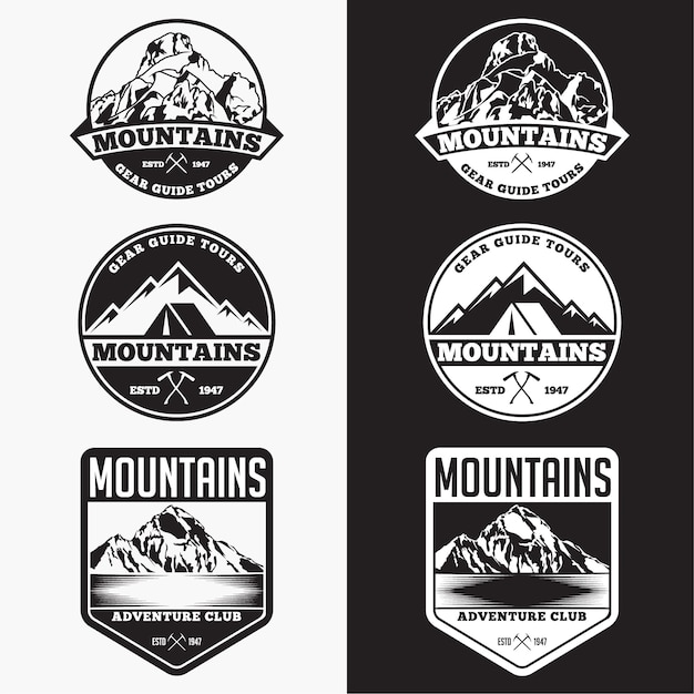 Badges de montagne