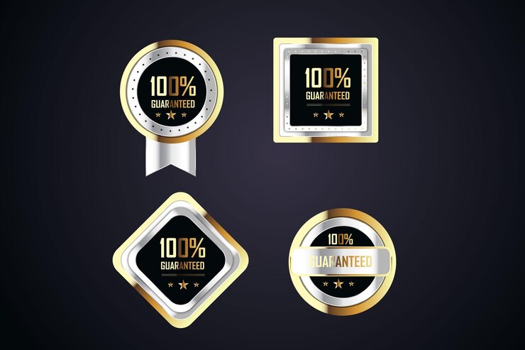 Badges vectoriels super vente rétro et collection d'étiquettes avec ruban