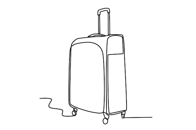 Bagages de voyage Dessin en ligne des bagages