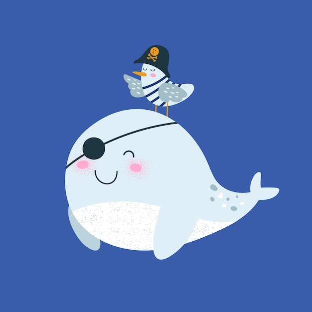 Baleine Et Mouette