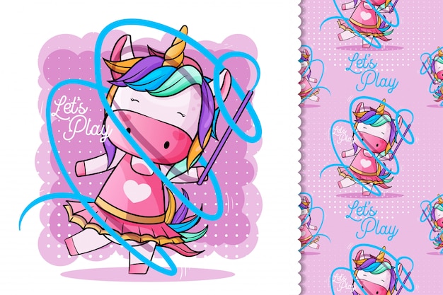 Ballet De Danse Licorne Mignon