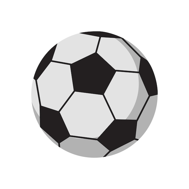 Ballon de football à croquis vectoriel