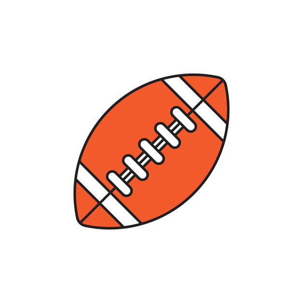 Vecteur ballon de football sur fond blanc art logo vectoriel simple pour illustration de tournoi