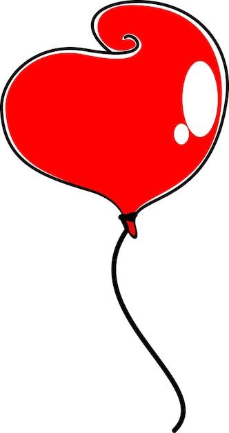 Le ballon rouge de l'amour