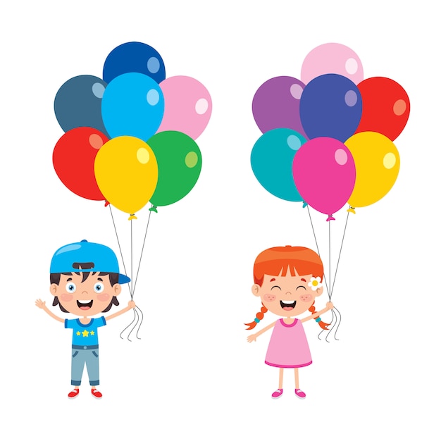 Ballons colorés pour la décoration de fête