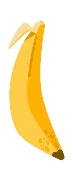 Banane Fruits Tropicaux Illustration Vectorielle