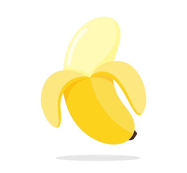 Les bananes pelées jaunes sont un fruit pour la santé.
