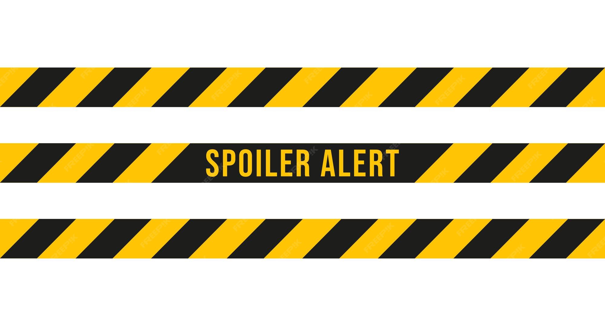 Bande D alerte Spoiler Illustration Vectorielle Isol e Sur Fond Blanc bande-d-alerte-spoiler-illustration-vectorielle-isol-e-sur-fond-blanc