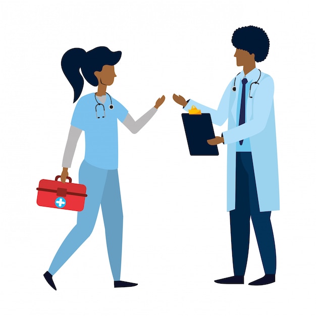 Bande dessinée médicale de soins de santé