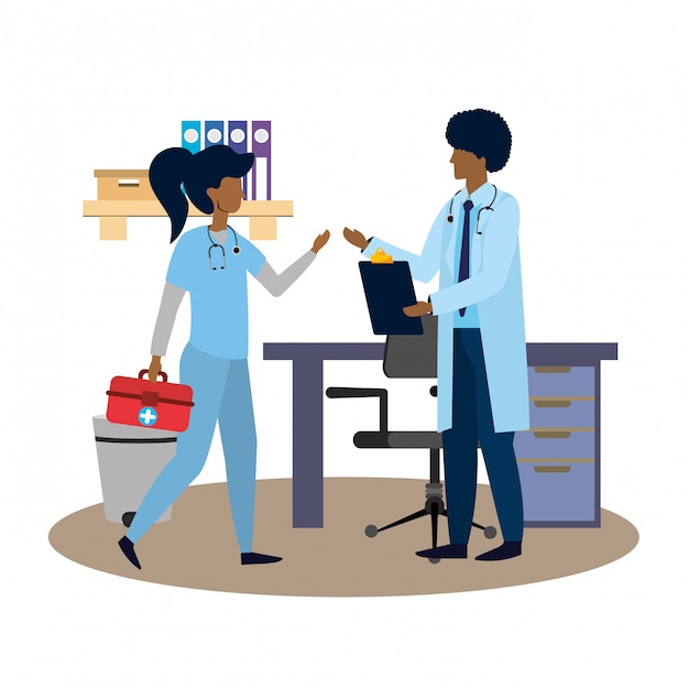 Bande dessinée médicale de soins de santé