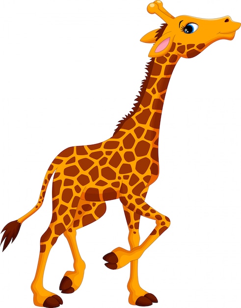 Bande Dessinée Mignonne De Girafe