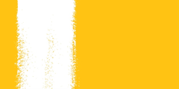 Vecteur bande de peinture blanche sur fond jaune bande de peinture