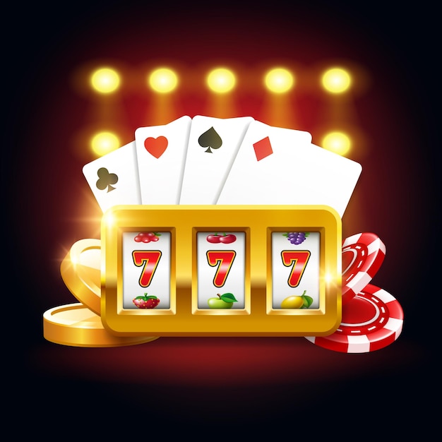 Banner pour le casino en ligne Illustration vectorielle