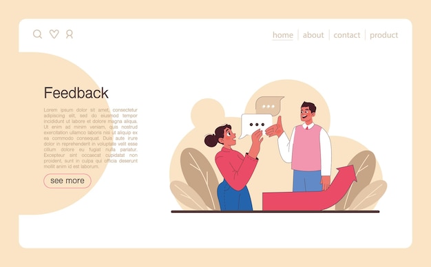 Banner web de délégation ou page d'atterrissage affectation de tâche et contrôle chef ou gestionnaire transférant un
