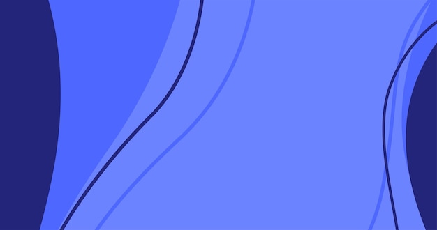 Bannière De Conception D'arrière-plan Abstraite à Ondes Bleues Avec Un Espace Vide Pour L'illustration Vectorielle Du Texte