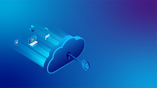 Bannière de connexion au serveur 3D Cloud