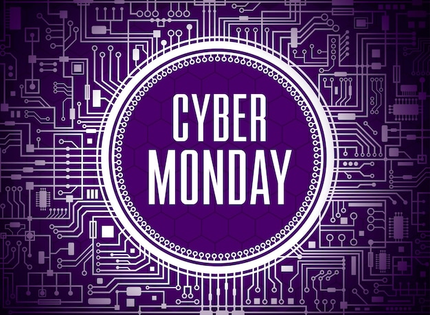 Bannière Cyber ​​monday Sale