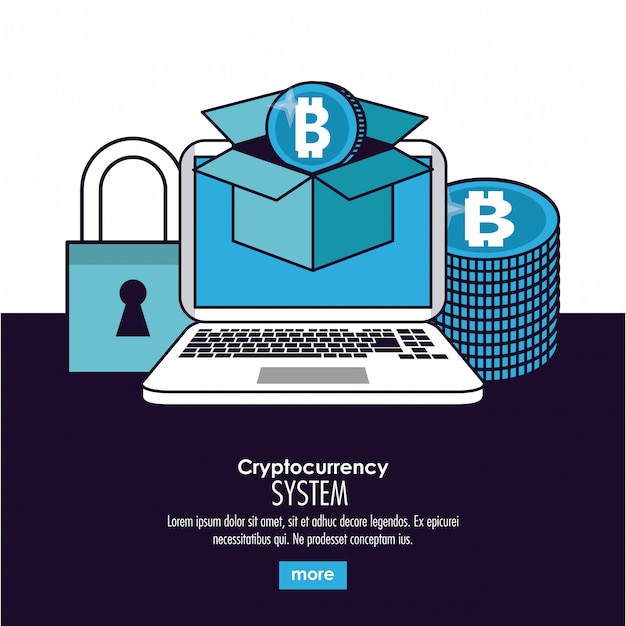 Bannière Du Système Cryptocurrency