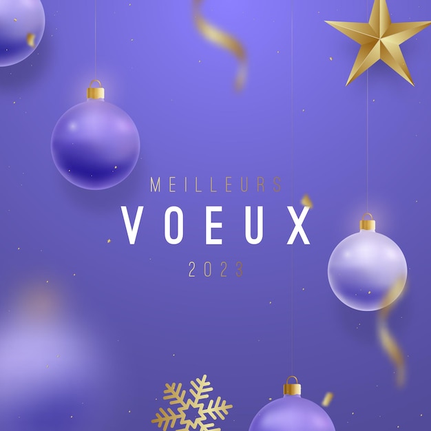 Bannière Festive De Fond Du Nouvel An 2023