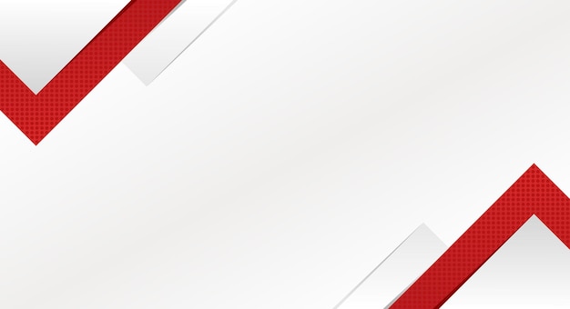 bannière à fond blanc et rouge